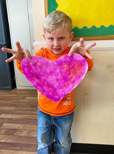 42 Valentine Paper Heart Painting Web