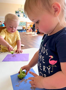 39 WOYC Tasty Tuesday Painting With Broccoli
