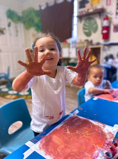 105 Dr. Seuss Birthday Explorers Finger Painting Sensory Activity 4 Web