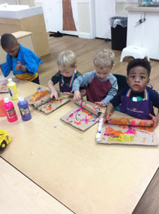 164 Explorers Having Fun Paper Towel Roll Paint Craft