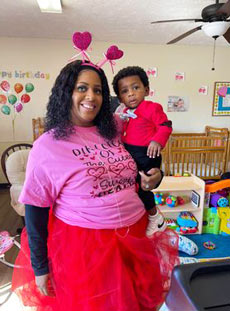 147 Valentines Day Teacher And Child
